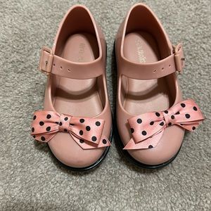 Mini Melissa size 7 pink Mary Jane shoe